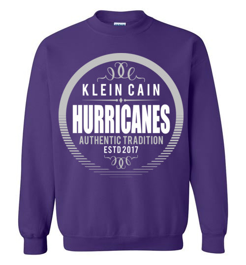 Klein Cain Hurricanes - Design 38 - Purple Sweatshirt