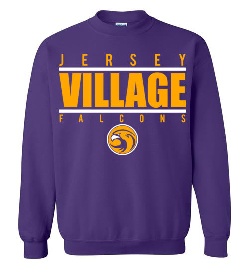 Jersey Village High School Falcons Purple Sweatshirt 07