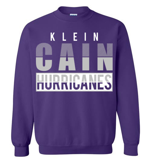 Klein Cain High School Hurricanes Purple Sweatshirt 31