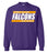 Jersey Village High School Falcons Purple Sweatshirt 72