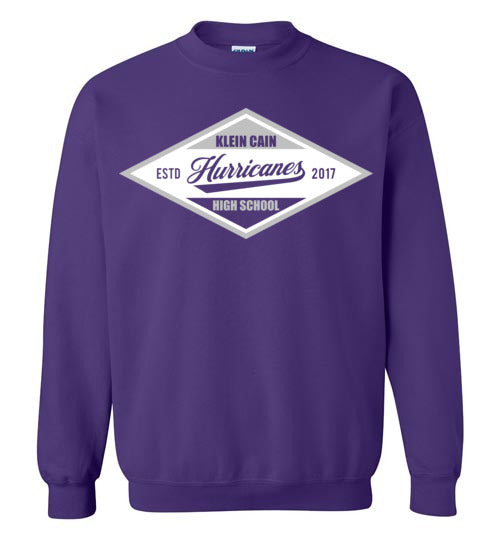 Klein Cain Hurricanes - Design 13 - Purple Sweatshirt