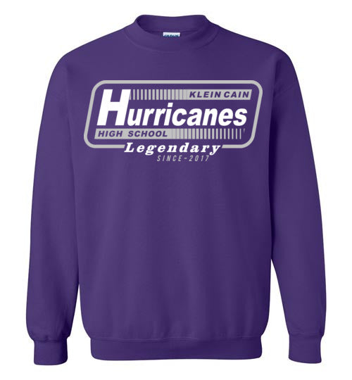 Klein Cain Hurricanes - Design 10 - Purple Sweatshirt