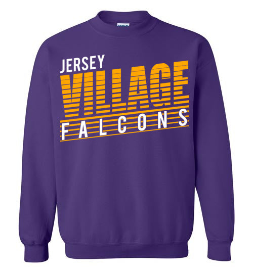 Jersey Village High School Falcons Purple Sweatshirt 32