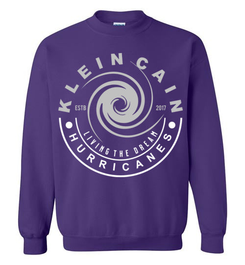 Klein Cain Hurricanes - Design 19 - Purple Sweatshirt
