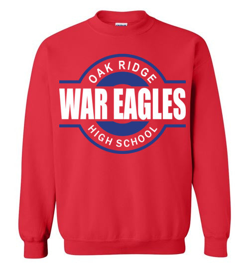 Oak Ridge High School War Eagles Red Sweatshirt 11