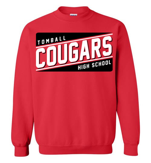 Tomball High School Cougars Red Sweatshirt 84