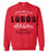Langham Creek High School Lobos Red Sweatshirt 34