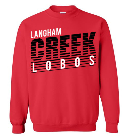 Langham Creek High School Lobos Red Sweatshirt 32