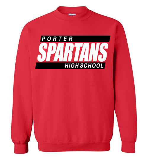 Porter High School Spartans Red Sweatshirt 72