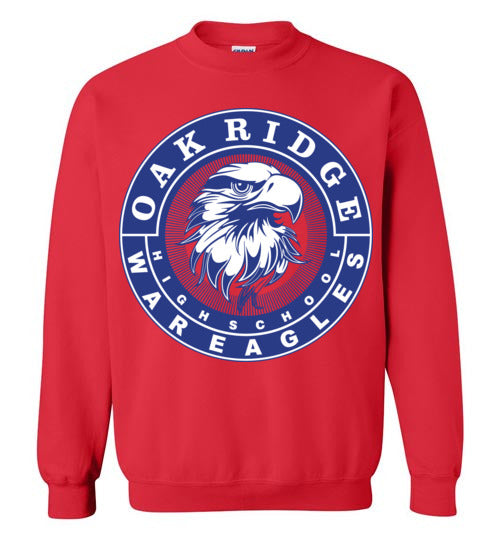 Oak Ridge High School War Eagles Red Sweatshirt 02