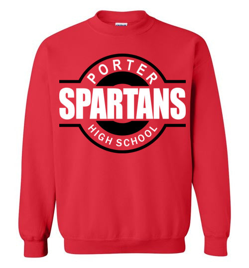 Porter High School Spartans Red Sweatshirt 11