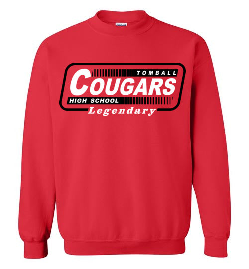 Tomball High School Cougars Red Sweatshirt 10