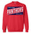Cypress Springs High School Panthers Red Sweatshirt 84
