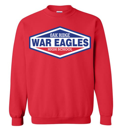 Oak Ridge High School War Eagles Red Sweatshirt 09