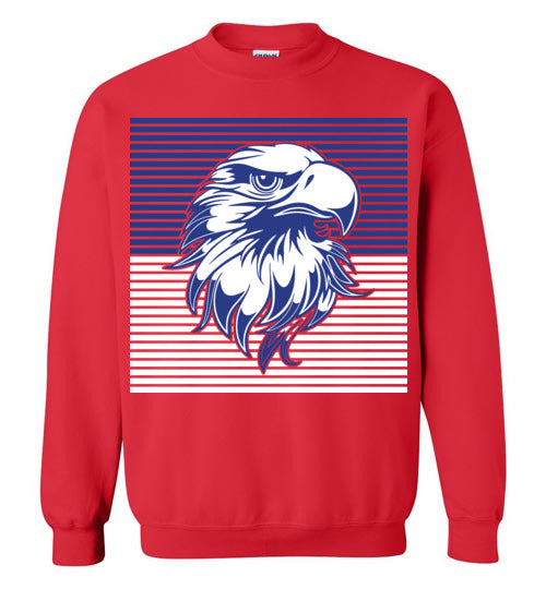 Oak Ridge High School War Eagles Red Sweatshirt 27