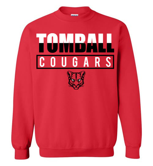 Tomball High School Cougars Red Sweatshirt 29