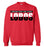 Langham Creek High School Lobos Red Sweatshirt 25