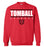 Tomball High School Cougars Red Sweatshirt 07