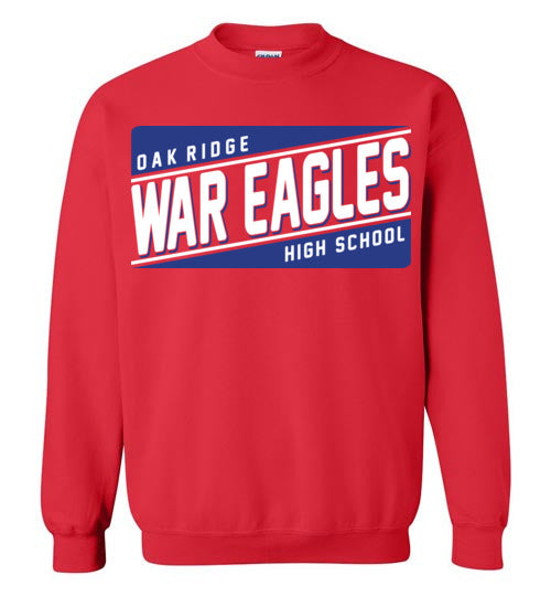 Oak Ridge High School War Eagles Red Sweatshirt 84