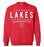 Cypress Lakes High School Spartans Red Sweatshirt 03