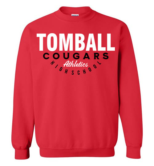 Tomball High School Cougars Red Sweatshirt 12