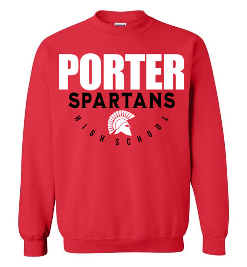 Porter High School Spartans Red Sweatshirt 12