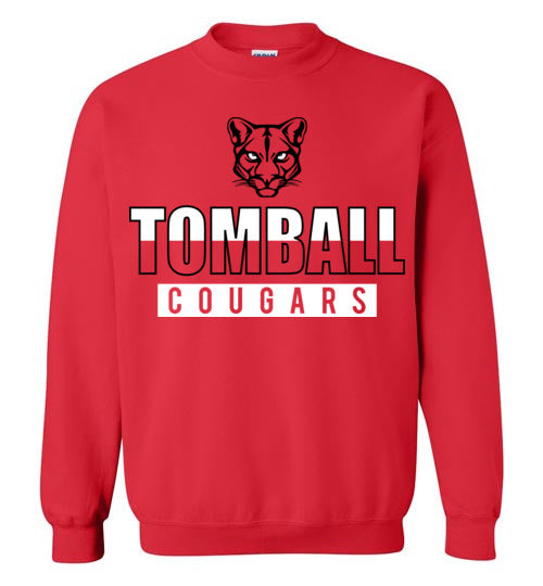 Tomball High School Cougars Red Sweatshirt 23