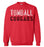 Tomball High School Cougars Red Sweatshirt 17
