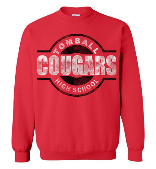 Tomball High School Cougars Red Sweatshirt 11