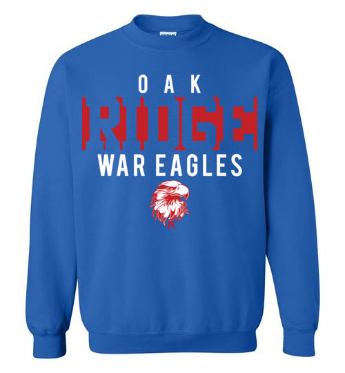 Oak Ridge High School War Eagles Royal Blue Sweatshirt 06