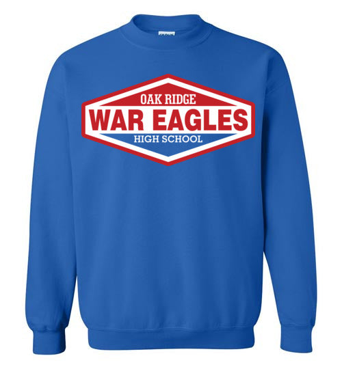 Oak Ridge High School War Eagles Royal Blue Sweatshirt 09