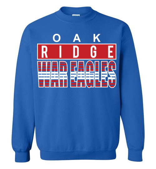 Oak Ridge High School War Eagles Royal Blue Sweatshirt 35