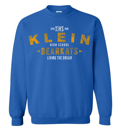 Klein High School Bearkats Royal Blue Sweatshirt 42