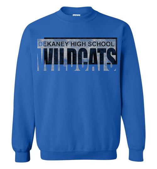 Dekaney High School Wildcats Royal Blue Sweatshirt 22