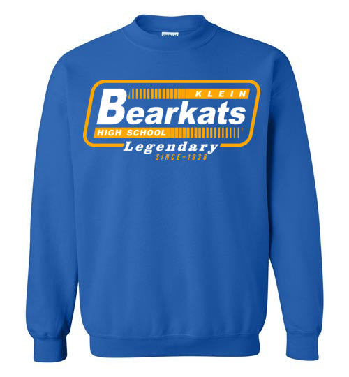 Klein Bearkats - Design 10 - Royal Blue Sweatshirt