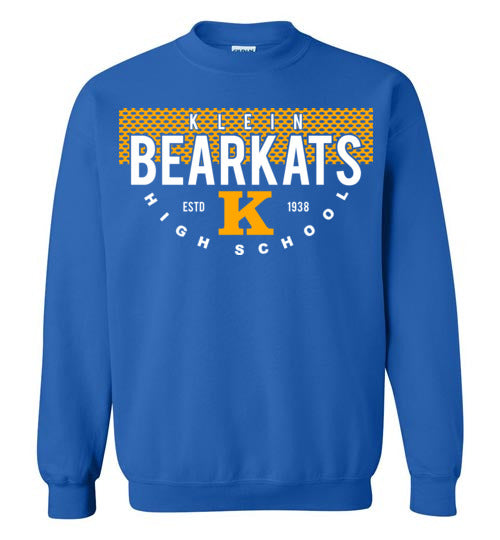 Klein Bearkats - Design 36 - Royal Blue Sweatshirt