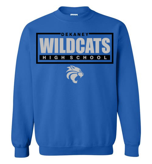 Dekaney High School Wildcats Royal Blue Sweatshirt 49