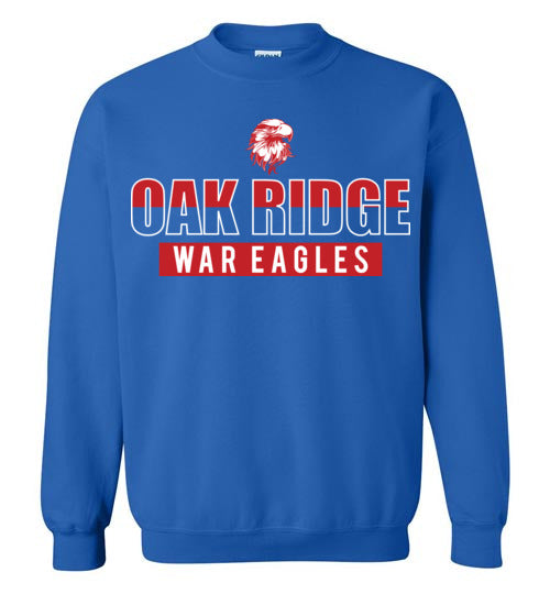 Oak Ridge High School War Eagles Royal Blue Sweatshirt 23