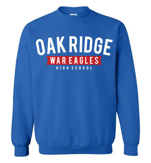 Oak Ridge High School War Eagles Royal Blue Sweatshirt 21