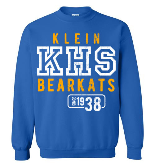 Klein Bearkats - Design 08 - Royal Blue Sweatshirt