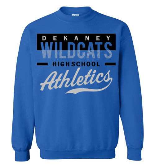 Dekaney High School Wildcats Royal Blue Sweatshirt 48