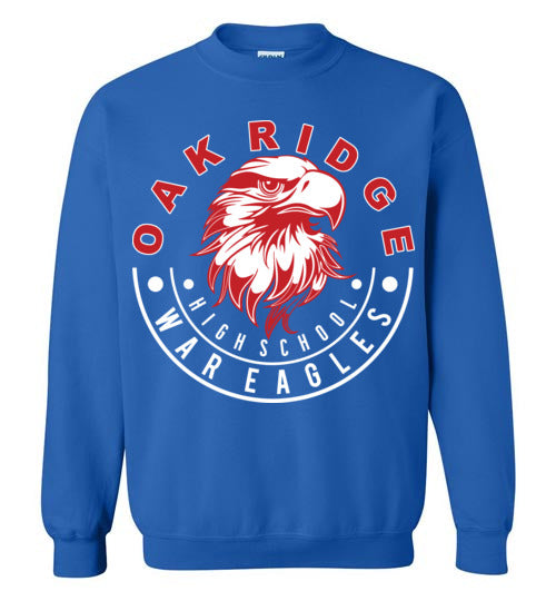 Oak Ridge High School War Eagles Royal Blue Sweatshirt 16