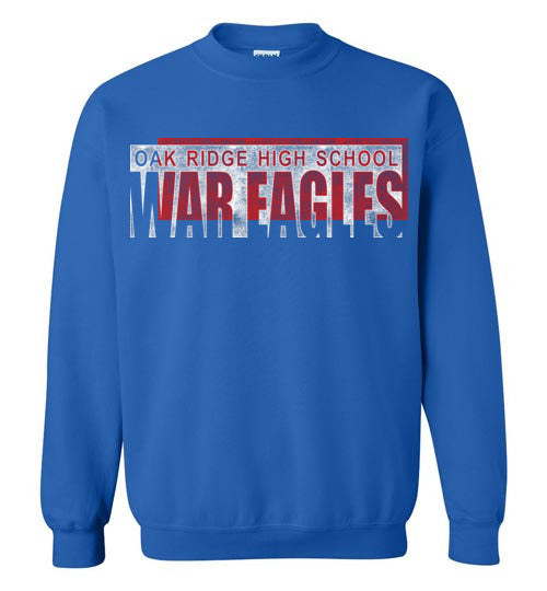 Oak Ridge High School War Eagles Royal Blue Sweatshirt 22