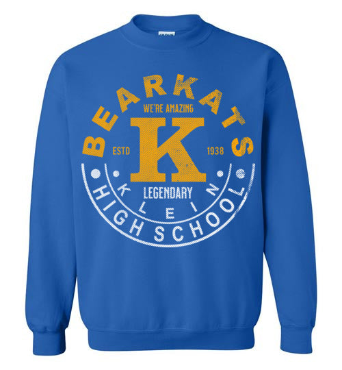 Klein High School Bearkats Royal Blue Sweatshirt 19