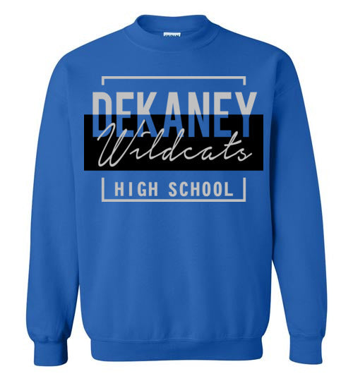 Dekaney High School Wildcats Royal Blue Sweatshirt 05