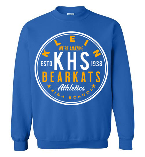 Klein High School Bearkats Royal Blue Sweatshirt 28