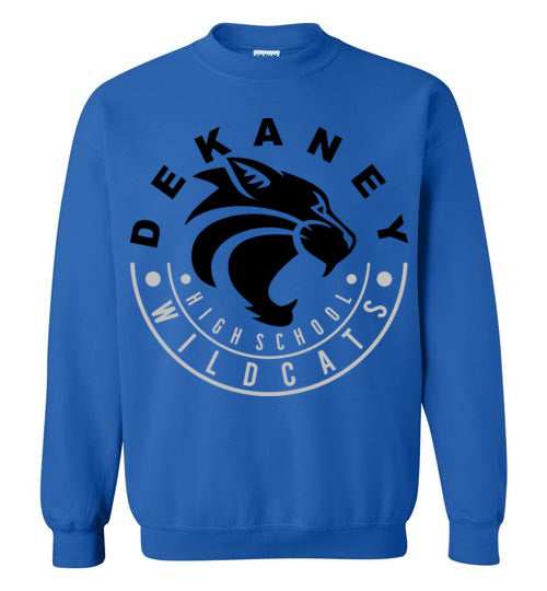 Dekaney High School Wildcats Royal Blue Sweatshirt 19
