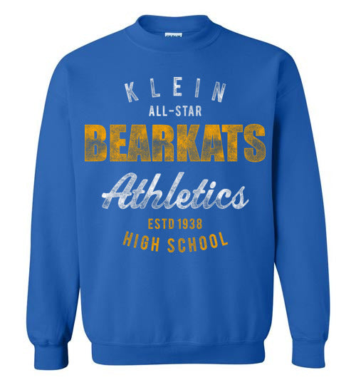 Klein High School Bearkats Royal Blue Sweatshirt 34