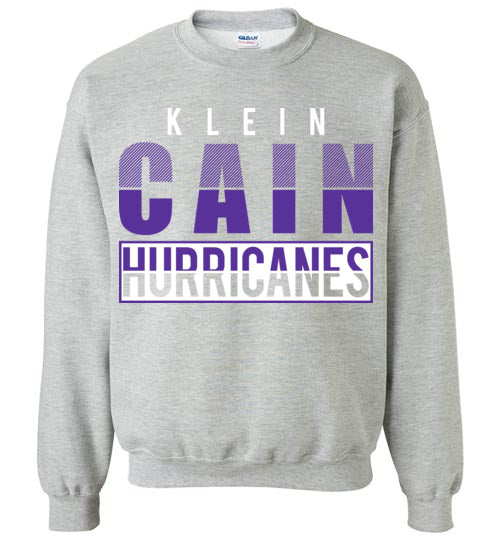 Klein Cain High School Hurricanes Sports Grey Sweatshirt 31