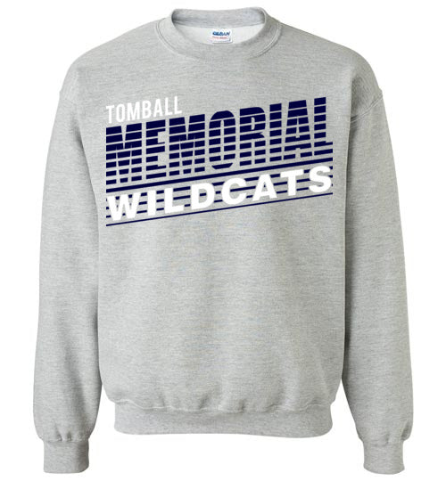 Tomball Memorial High School Wildcats Sports Grey Sweatshirt 32